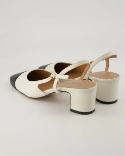 Sling Slingpumps in Weiß