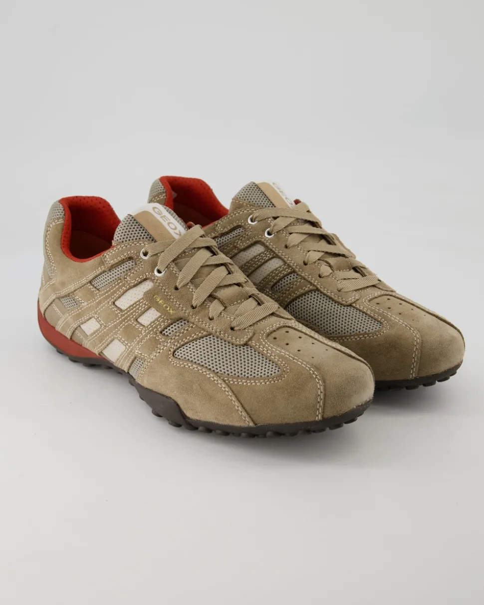 Snake Sneaker in Beige