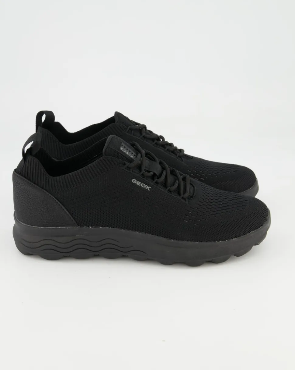 SPHERICA A - KNITTED TEXT. Sneaker in Schwarz