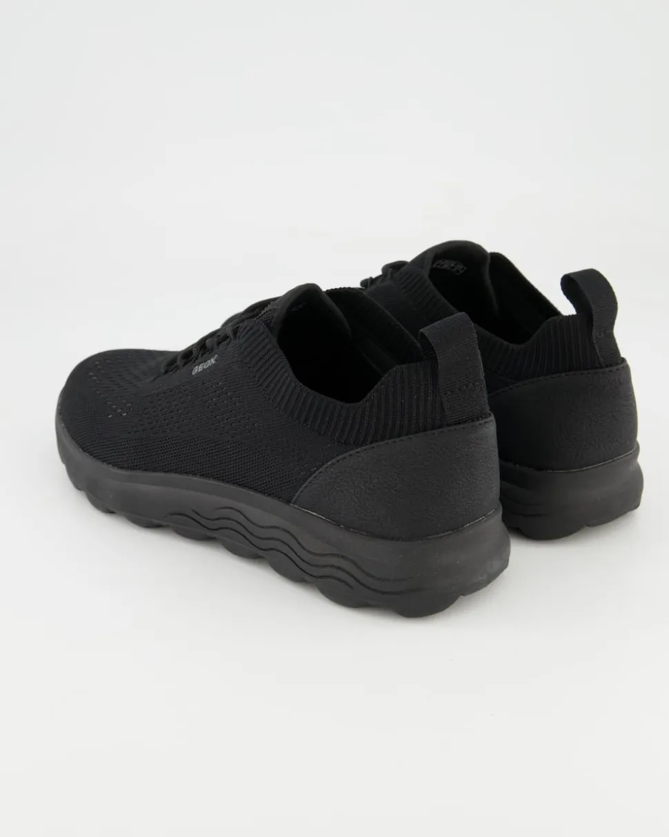 SPHERICA A - KNITTED TEXT. Sneaker in Schwarz