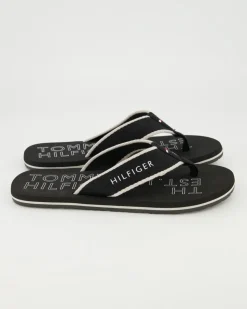 Sporty Beach Sandal Zehentrenner in Schwarz