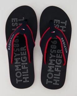 Sporty Beach Sandal Zehentrenner in Blau