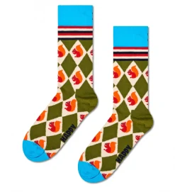 Squirrel Argyle Sock Socken in Mehrfarbig