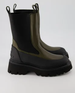 Stiefelette Chelsea Boots in Grün