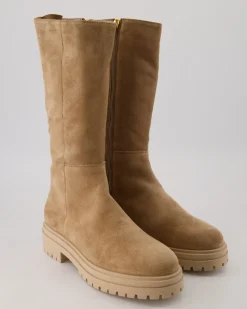 Stiefelette Stiefel in Beige