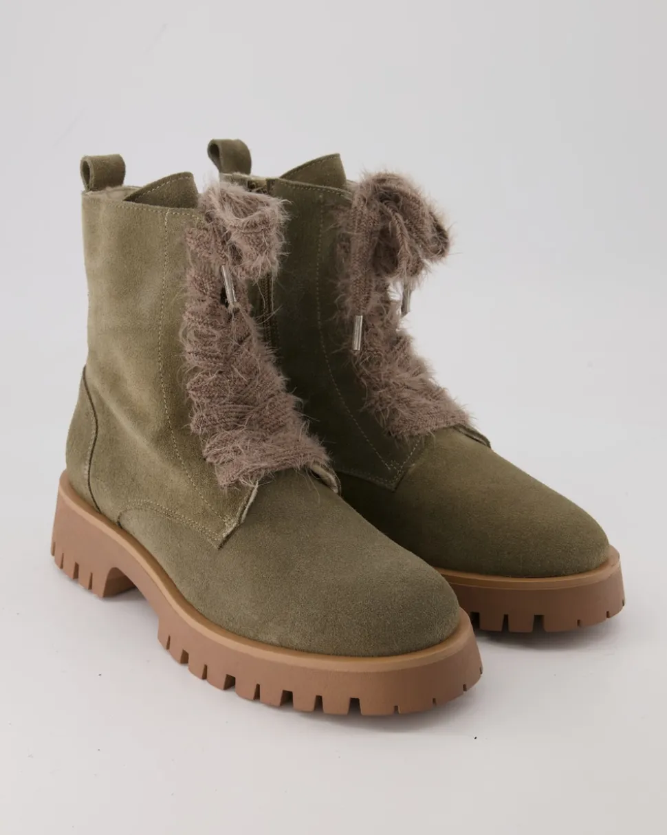 Stiefelette Winterschuhe in Grün