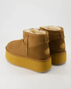 Stinger Micro Flatform Winterstiefel in Beige