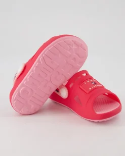 Stripes Sandalen in Pink