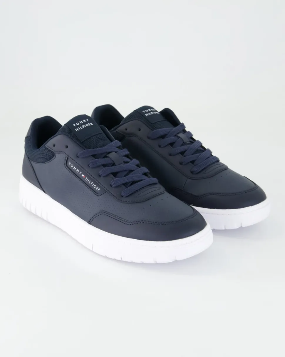 TH BASKET CORE LTH PINPERF Sneaker in Blau