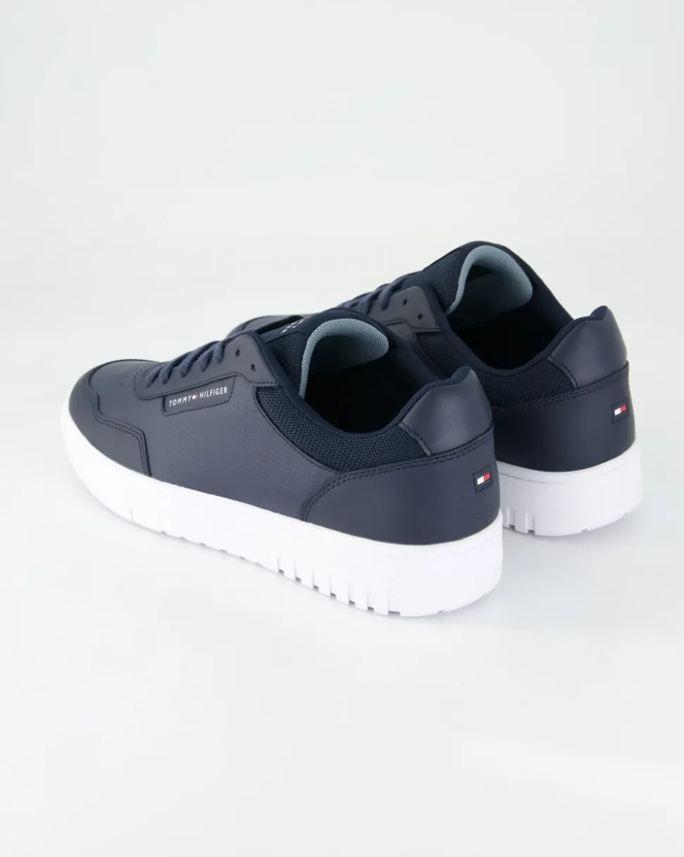 TH BASKET CORE LTH PINPERF Sneaker in Blau