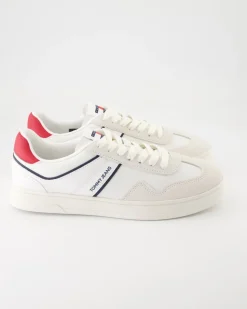 TJM Leather Retro Sneaker in Beige