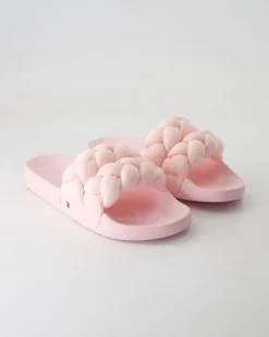 TJW BRAIDED SLIDE Pantoletten in Rosa