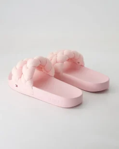 TJW BRAIDED SLIDE Pantoletten in Rosa