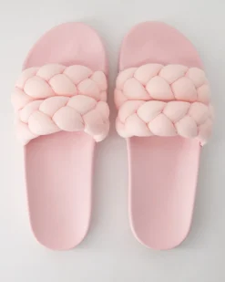 TJW BRAIDED SLIDE Pantoletten in Rosa
