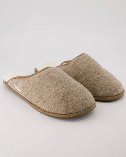 Trendy Filz Hausschuhe in Beige