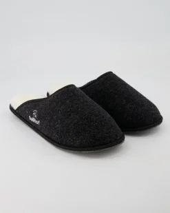 Trendy Filz Hausschuhe in Grau