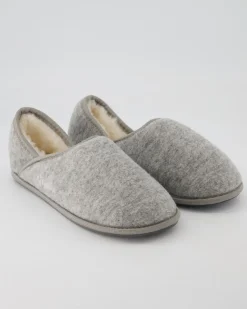 Trendy Filz Hausschuhe in Grau