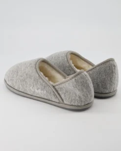 Trendy Filz Hausschuhe in Grau