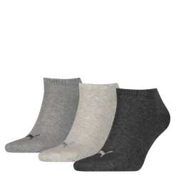 UNISEX SNEAKER PLAIN 3P Socken in Grau