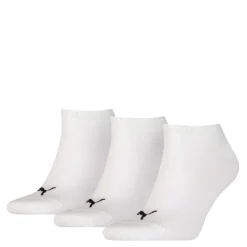 UNISEX SNEAKER PLAIN 3P Socken in Weiß