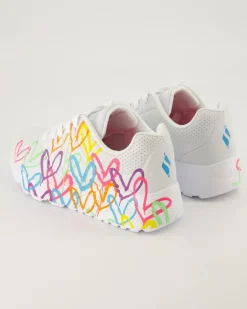 Uno Lite-Spread The Love Sneaker in Weiß