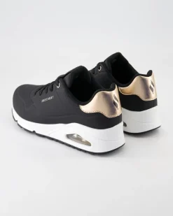 Uno-Golden Air Sneaker in Schwarz