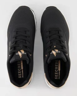 Uno-Golden Air Sneaker in Schwarz