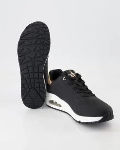 Uno-Golden Air Sneaker in Schwarz