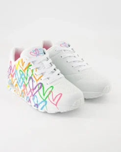 Uno-Highlight Love Sneaker in Weiß