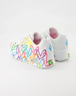 Uno-Highlight Love Sneaker in Weiß