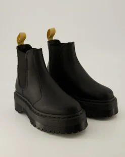 V 2976 Quad Chelsea Boots in Schwarz