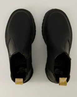 V 2976 Quad Chelsea Boots in Schwarz