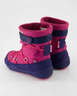 Vegan Snowy Winterstiefel in Lila