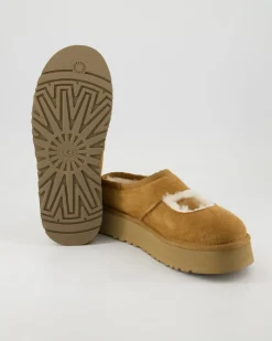 W Bea Mary Jane Pantoletten in Beige