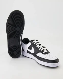 W Nike Court Vison Lo Sneaker in Schwarz
