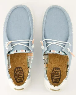 Wendy Boho Slipper in Blau