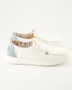 Wendy Boho Slipper in Weiß