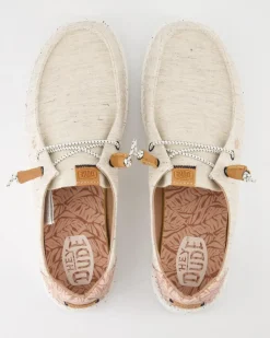 Wendy Heathered Slipper in Beige