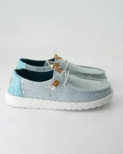 Wendy Heathered Sneaker in Blau