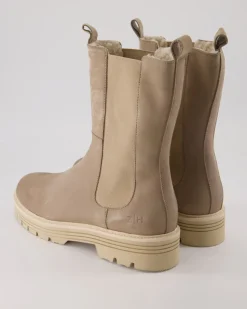 Winterstiefel Chelsea Boots in Beige