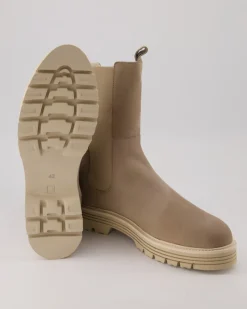 Winterstiefel Chelsea Boots in Beige