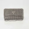 Zalina Flap Clutch Umhängetasche in Silber