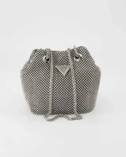 Zalina Pouch Handtasche in Silber