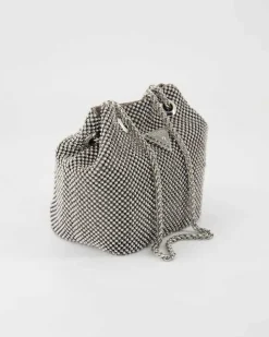 Zalina Pouch Handtasche in Silber