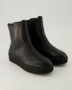 Zipper Bootie Stiefeletten in Schwarz